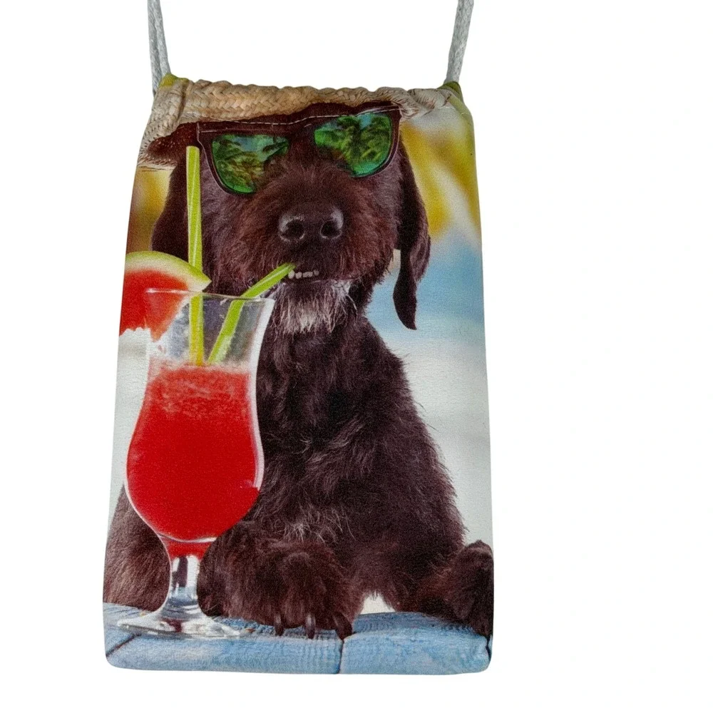 Layla's Essentials Travel Sport Microfiber Towel Large (63x31) Dog Graphic New
